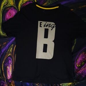 L - Being Human Two Sided Print Shirt